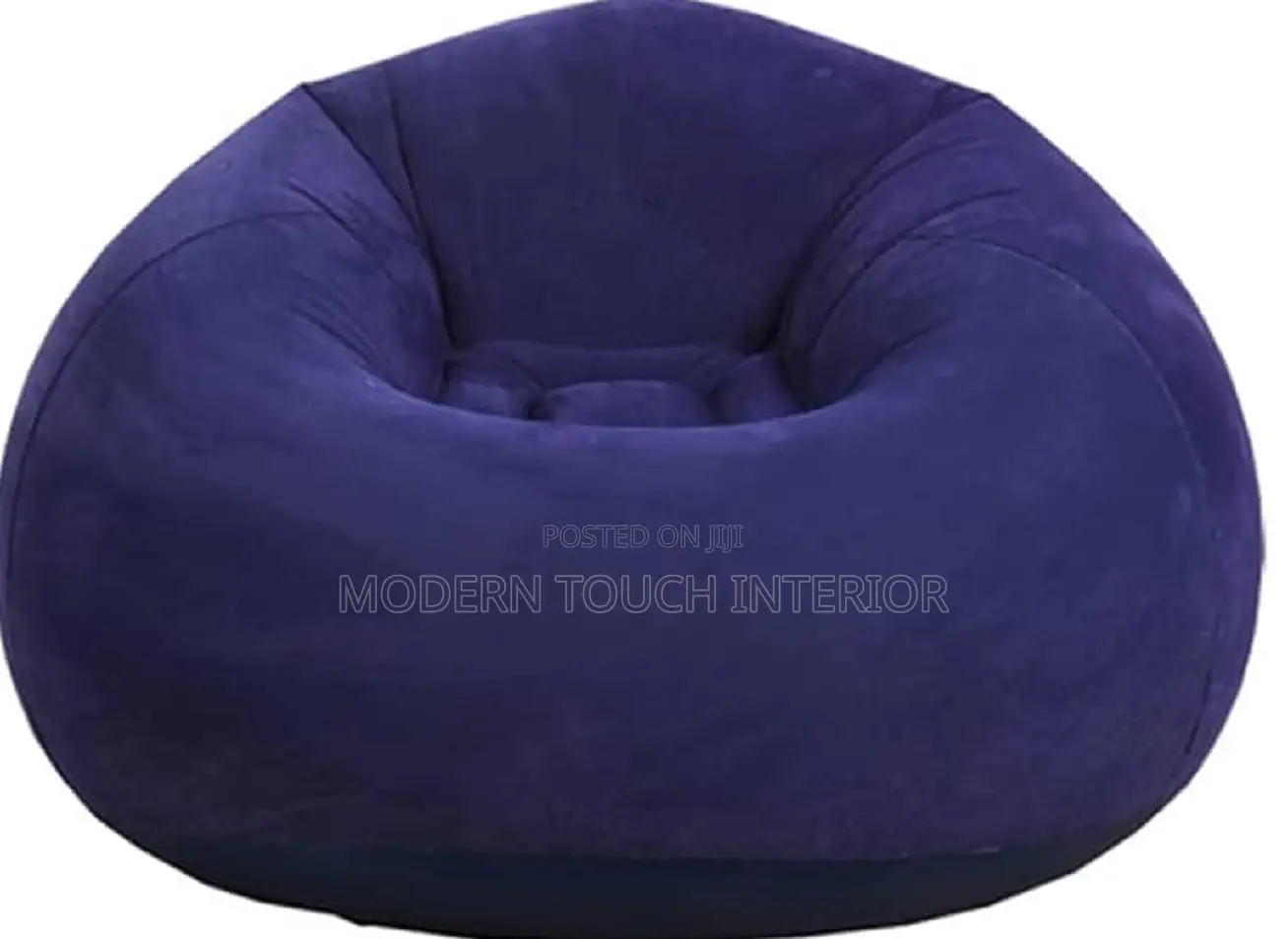 Blue Inflatable Bean Bag