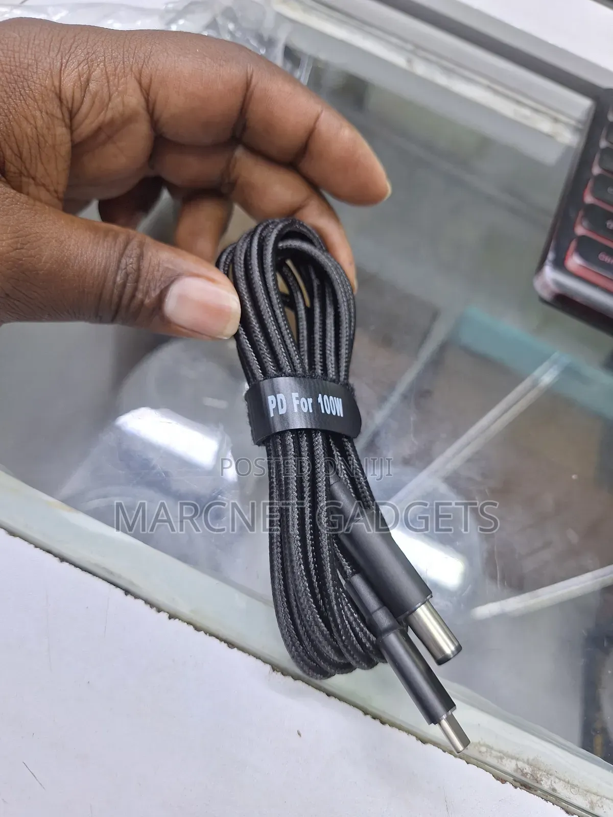 Shielded Type C to Big Pin Cable PD 100W