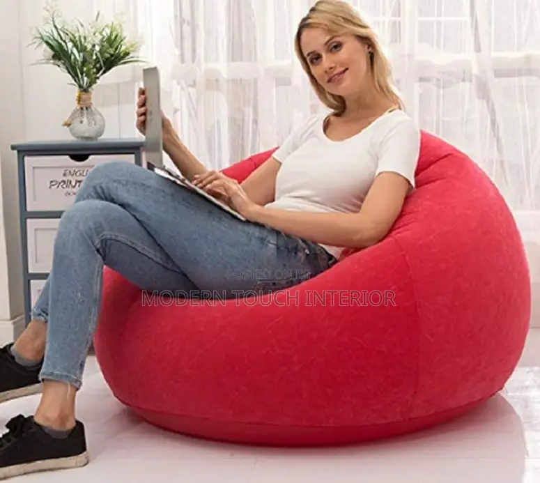 Inflatable Red Bean Seat