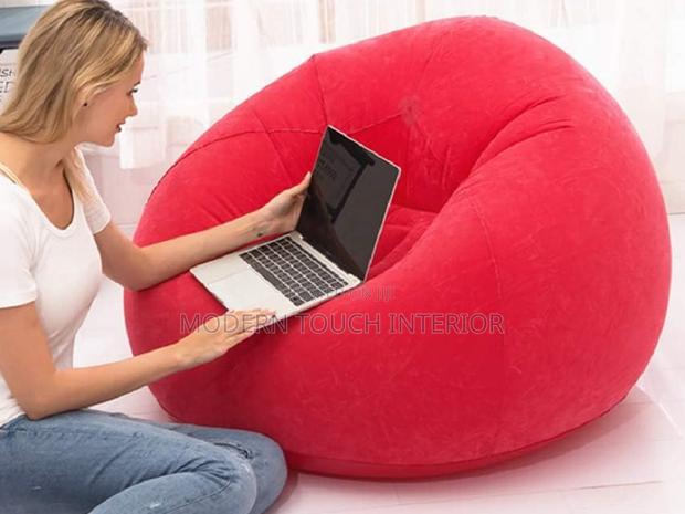 Red Inflatable Bean Bag