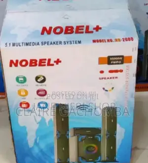 Nobel 2080 Hometheatre Barabd New 55000w