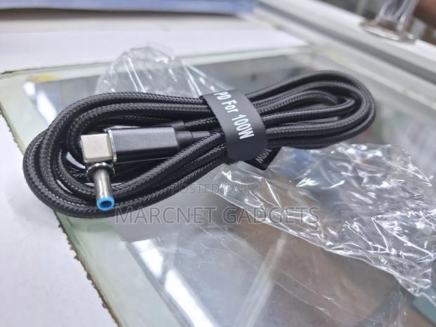 Braided Type C to Bluepin Cable 100W Power - main view