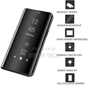 Galaxy A03S Clear View Case Without Sensor Flip Cover-Black - thumbnail 2