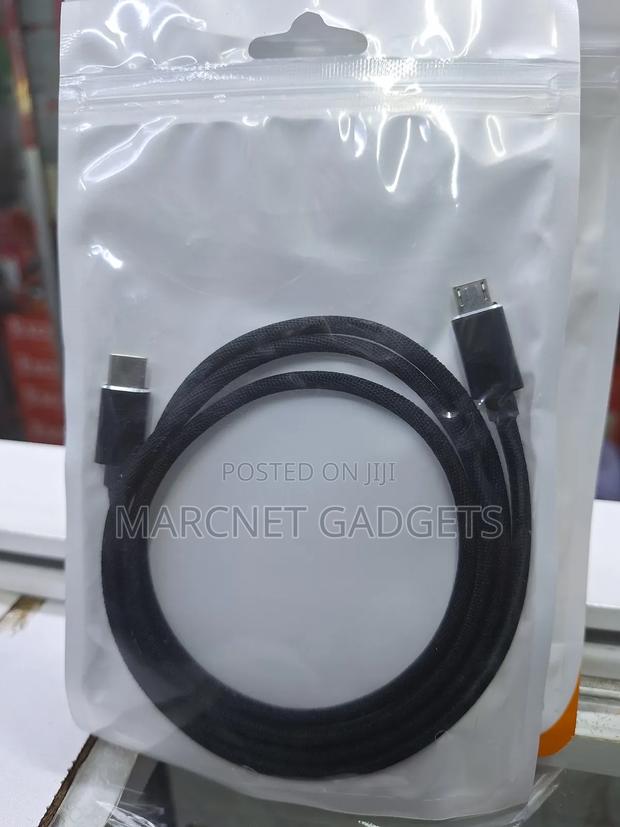 Type C to Micro Usb Android Charging Cable - main view