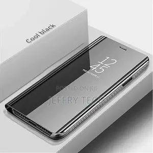 Galaxy A03S Clear View Case Without Sensor Flip Cover-Black