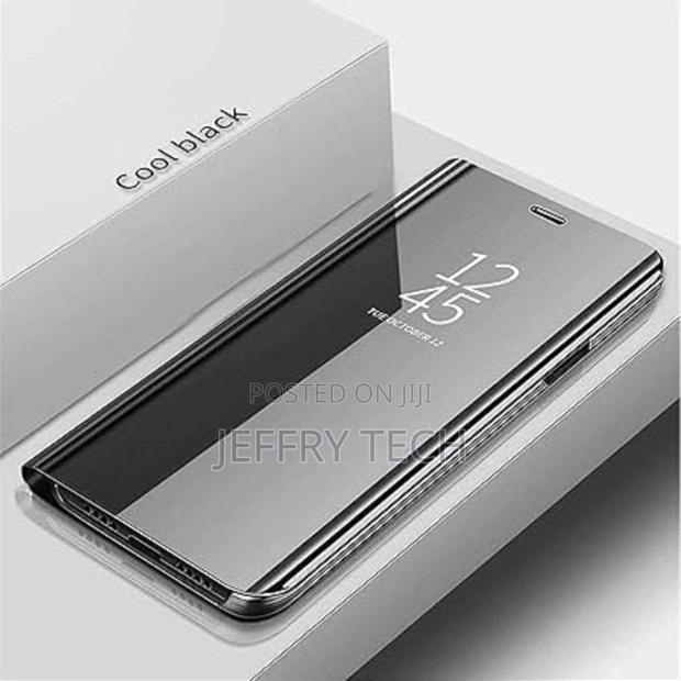 Galaxy A03S Clear View Case Without Sensor Flip Cover-Black - thumbnail 3