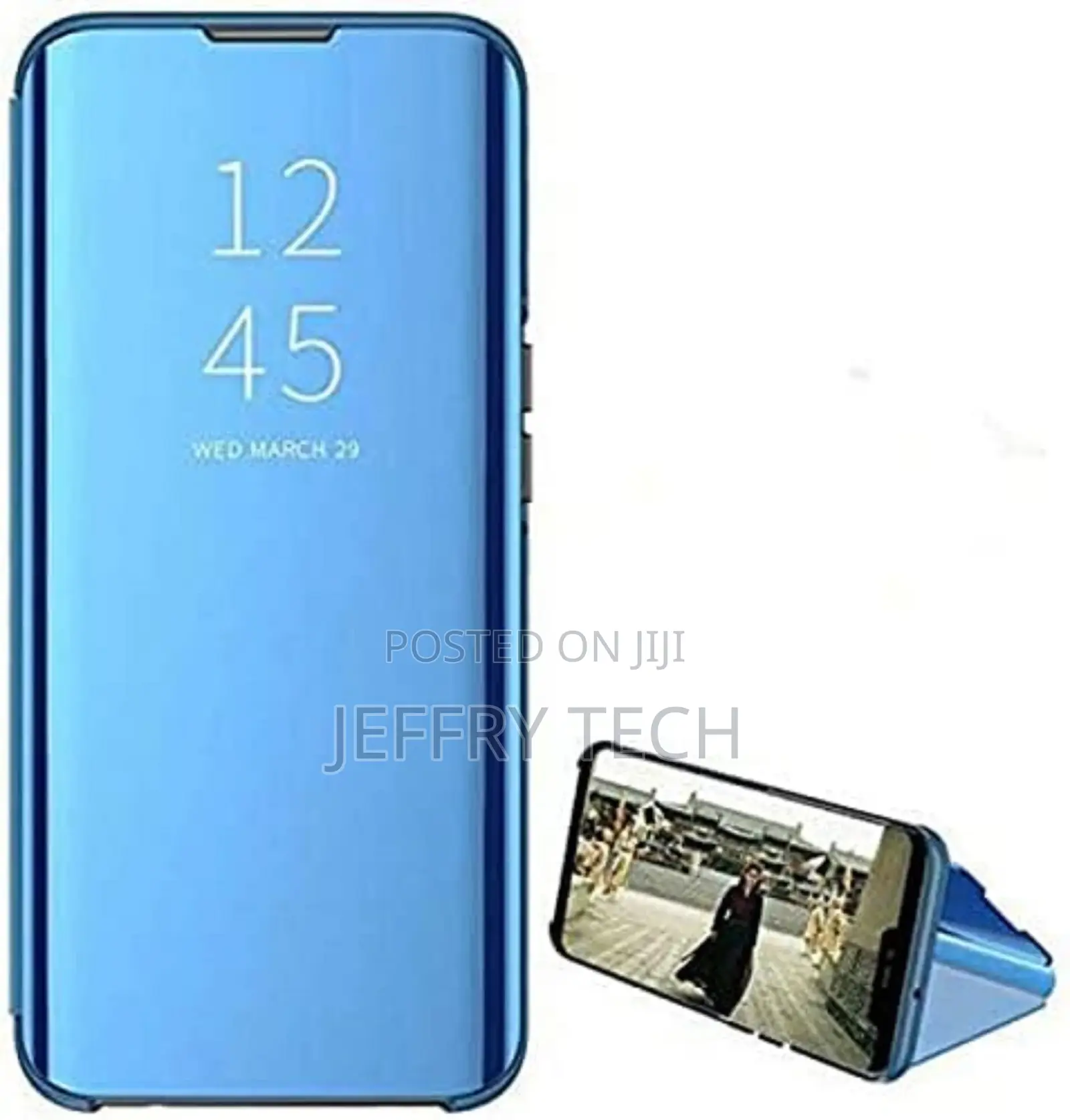 Clear View Flip Without Sensor for Samsung Galaxy A02 Core