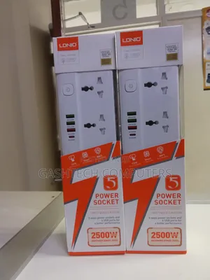5 Ways Power Socket,3 USB Port 1 Type C Port // SC5415 //