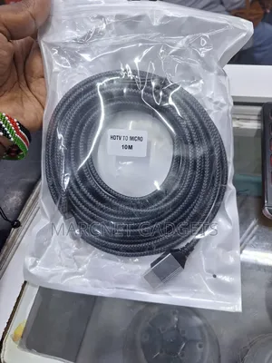 Micro Hdmi to Hdmi Cable Braided 10M Long DSLR to Capture