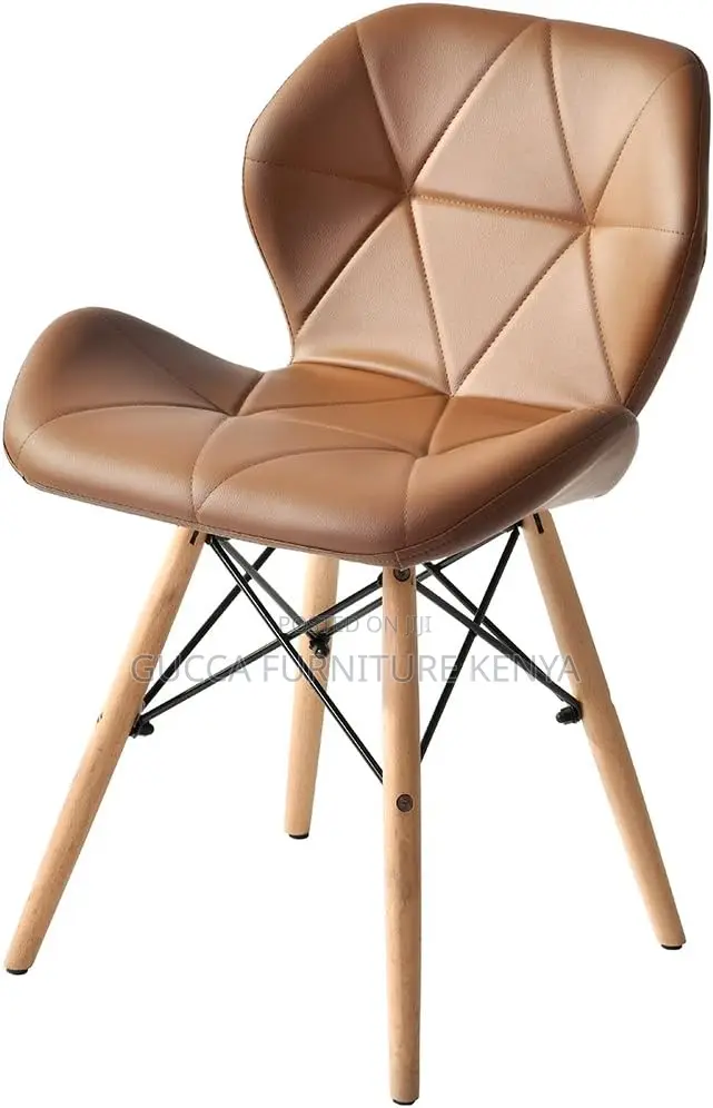 Home Chairs: PU Leather Eames Modern Dining Chair