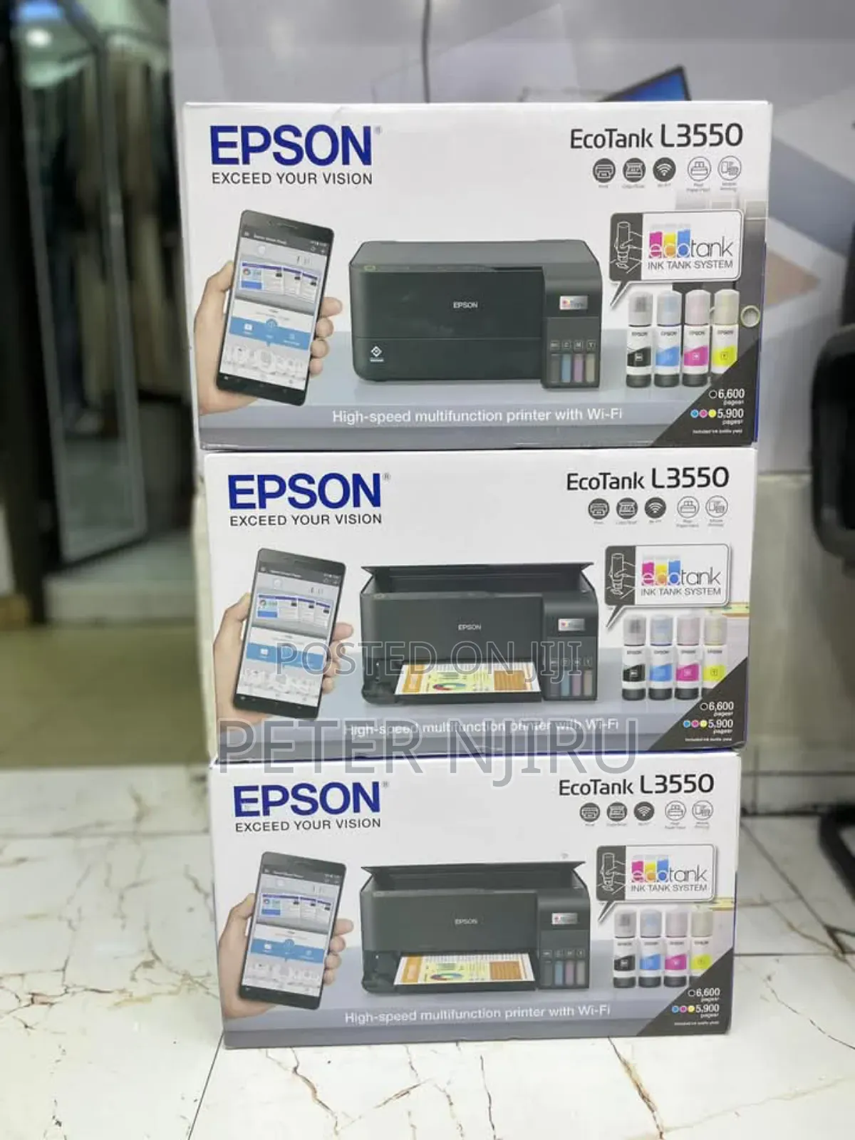 Epson Eco-Tank L3550 A4 Wi-Fi All-in-One Ink Tank Printer