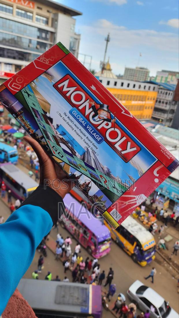 Monopoly Global Village Board Game Red - main view
