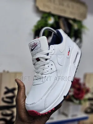 White Unisex Airmax 90 Sneakers
