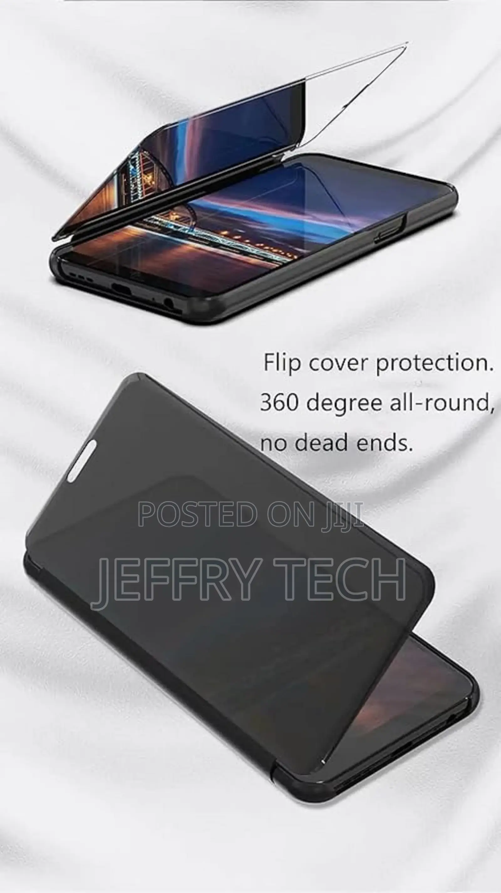 Case for Galaxy A34 Clear View Standing Case Without Sensor