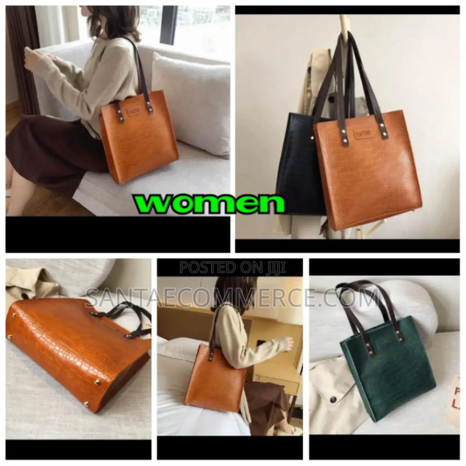 Fashionable PU Tote Handbag