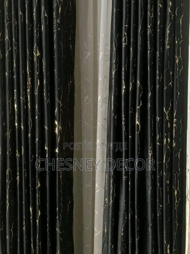 Black and Gold Curtains