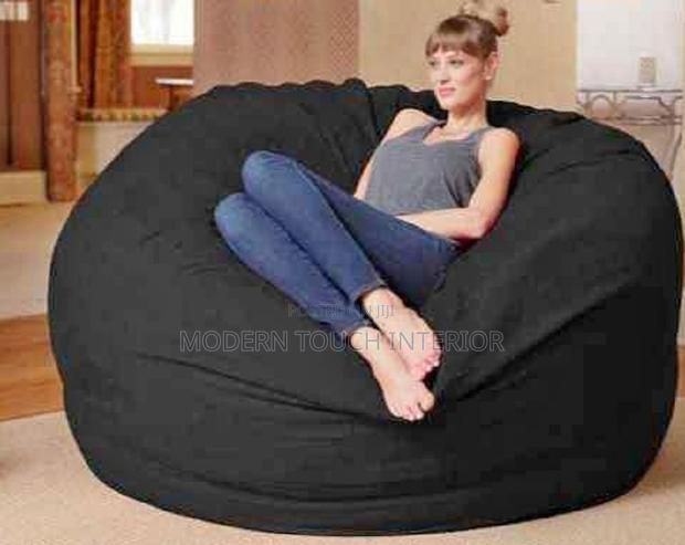 Black Cosy Large Bean Bag