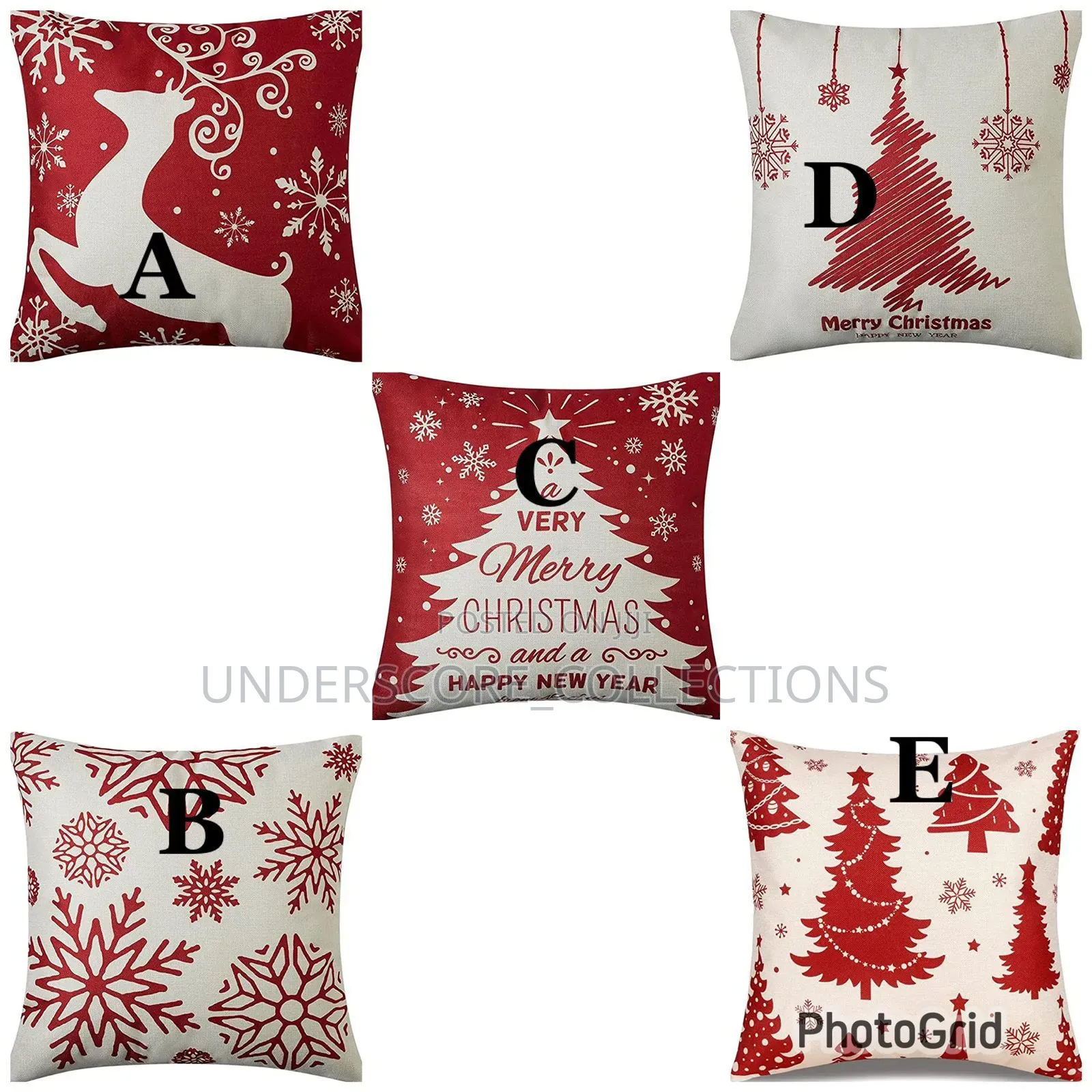 Christmas Pillow Covers (No Filler) Christmas Decoration