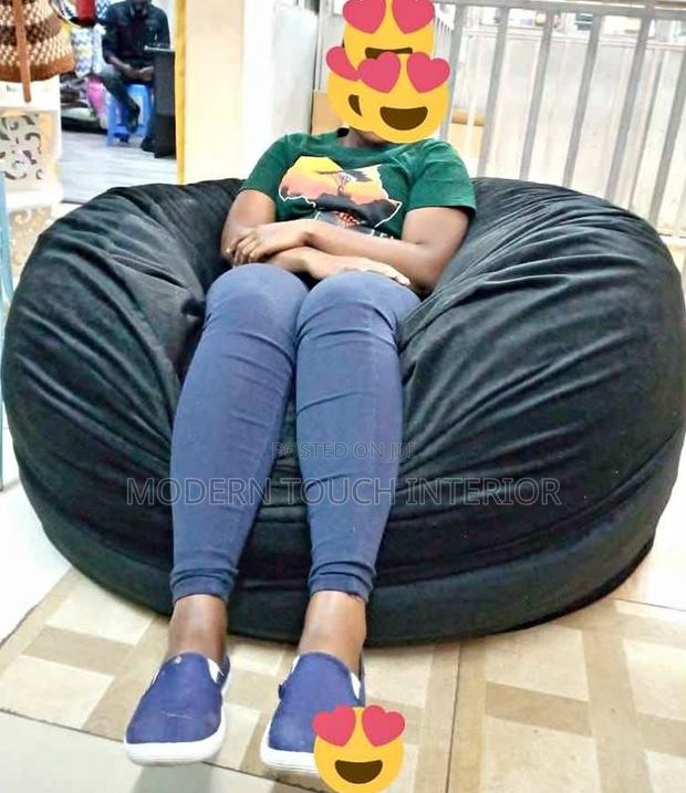 Large Size Black Bean Bag - main view
