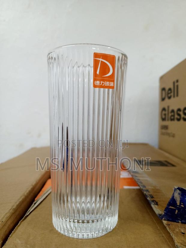 DELI Vertical Stripe Highball Glass - main view