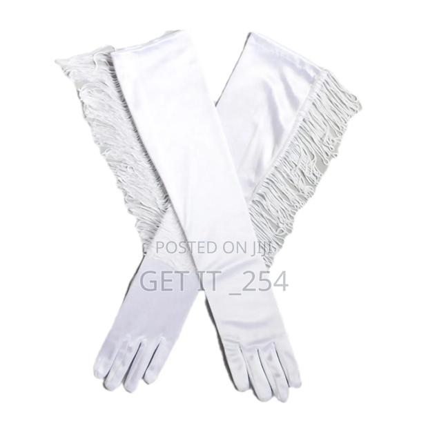 Satin Hand Long Gloves