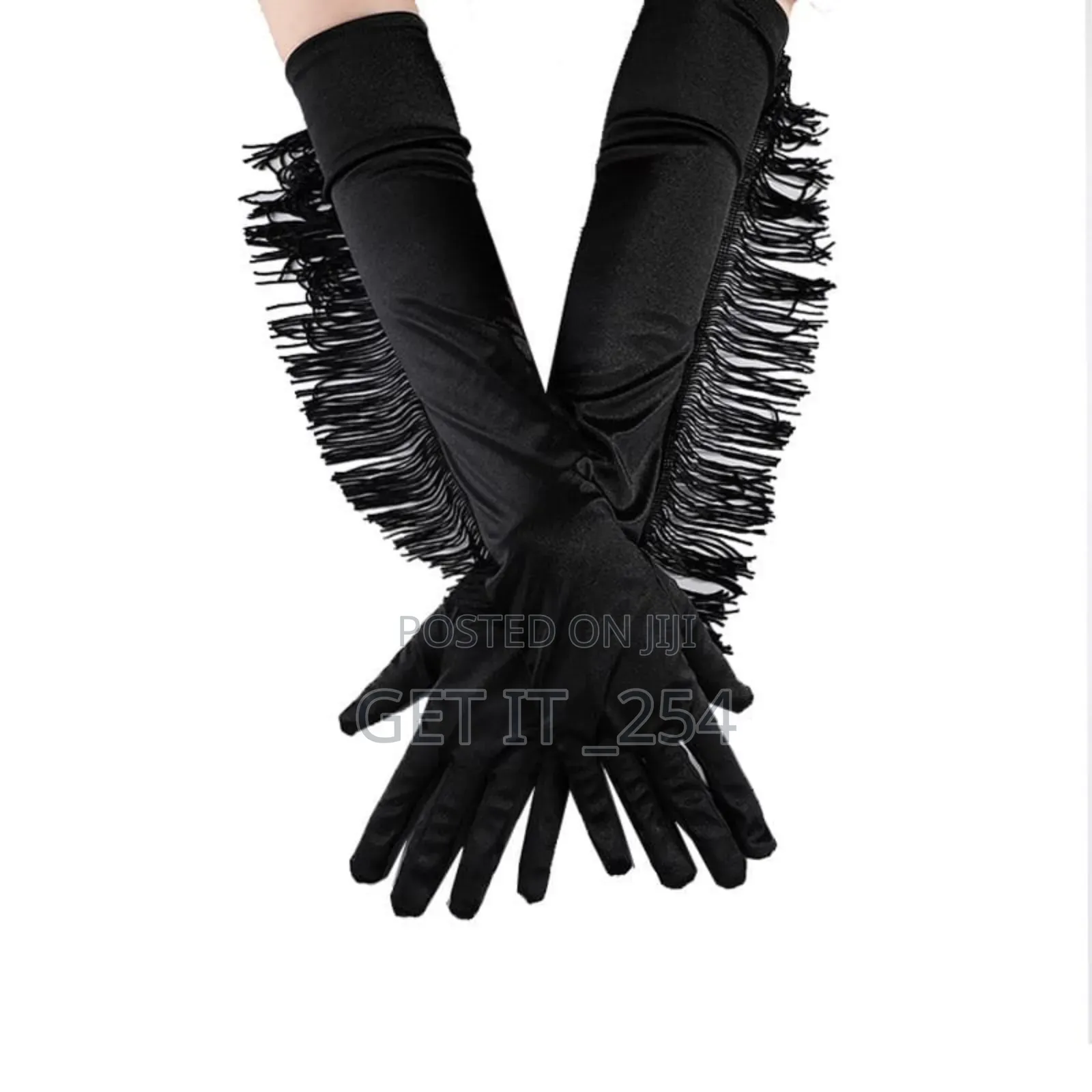 Satin Hand Long Gloves