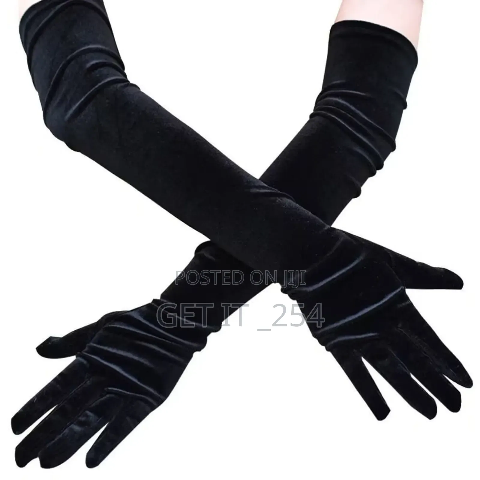 Velvet Long Hand Gloves