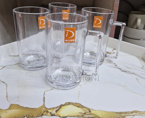 Deli Glass Mug With Handle (Beer /Dawa ) - main view