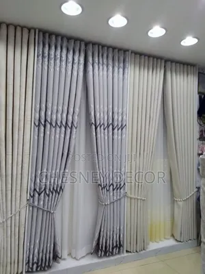 Heavy White Curtains
