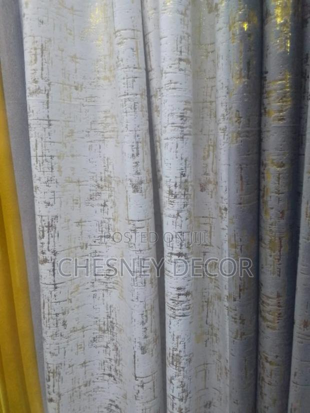 White and Gold Curtains