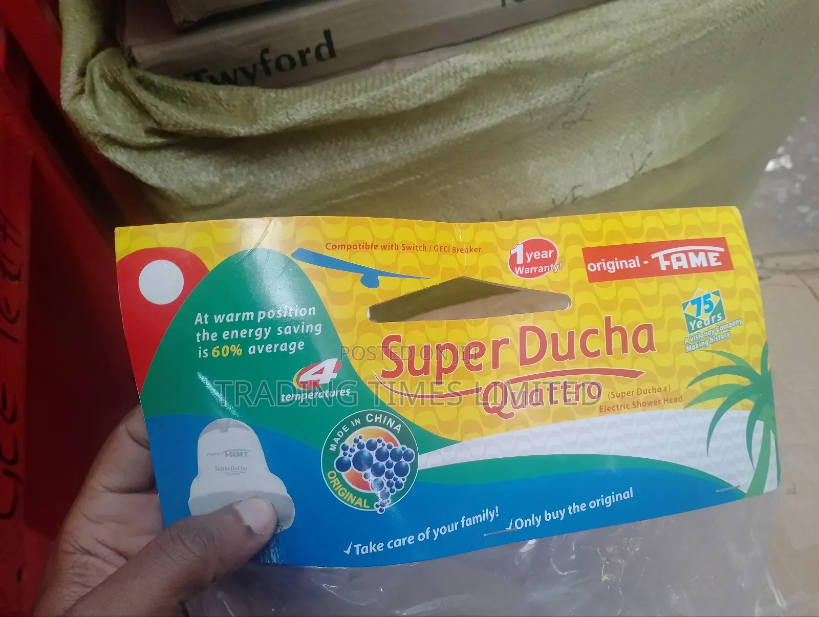 Fame Super Ducha Quattro Shower Head for Salty Water