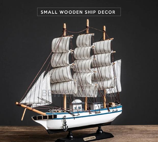 Wooden Ship Decor in Kenya