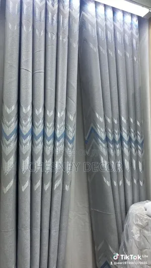 Gray Heavy Curtains and Sheers