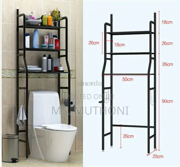 Strong Over the Toilet Stand Organiser