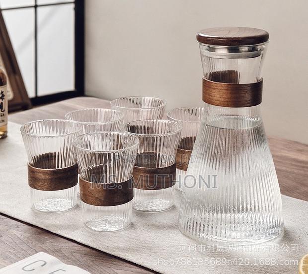 Water /Juice Glasses Pitcher Set - main view