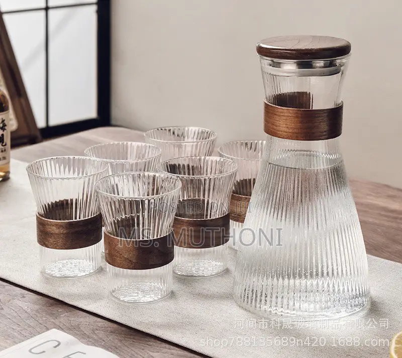 Water /Juice Glasses Pitcher Set