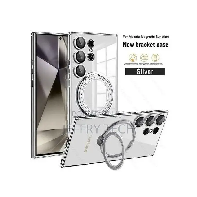 Plating Transparent Case for Magsafe Galaxy S24 Ultra Sumsun