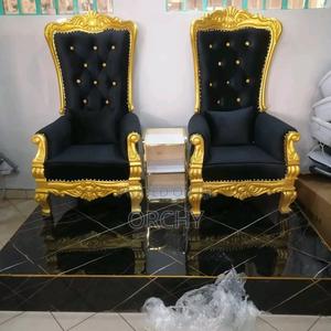 Antique Wing Chairs/ Pedicure Seat - main view