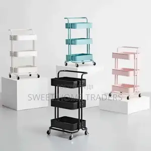 Multi-Functional Metallic Movable Storage Rack