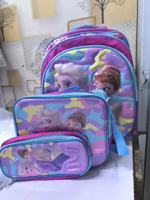 3in1 Cartoon Theme School Backpack
