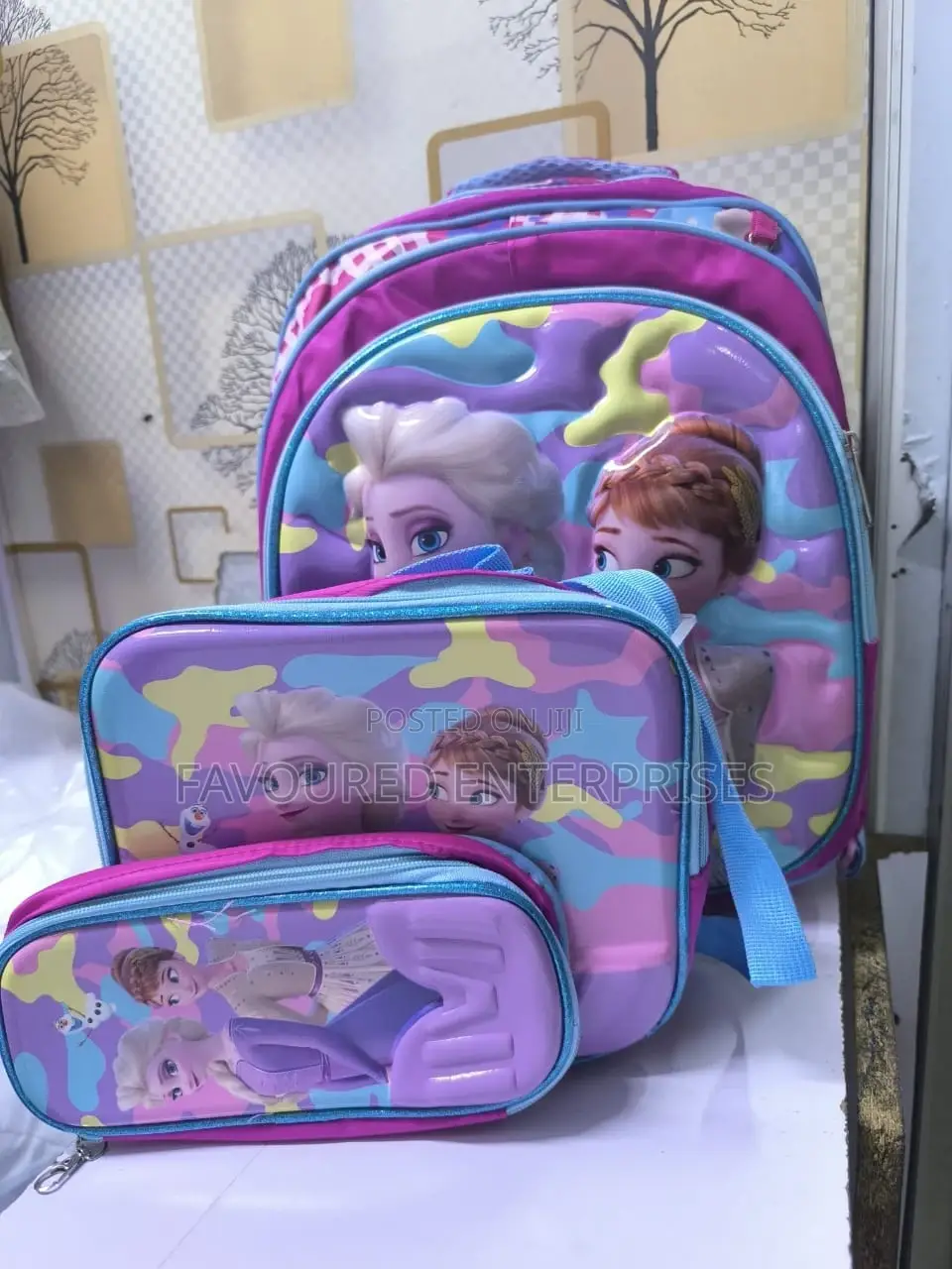 3in1 Cartoon Theme School Backpack