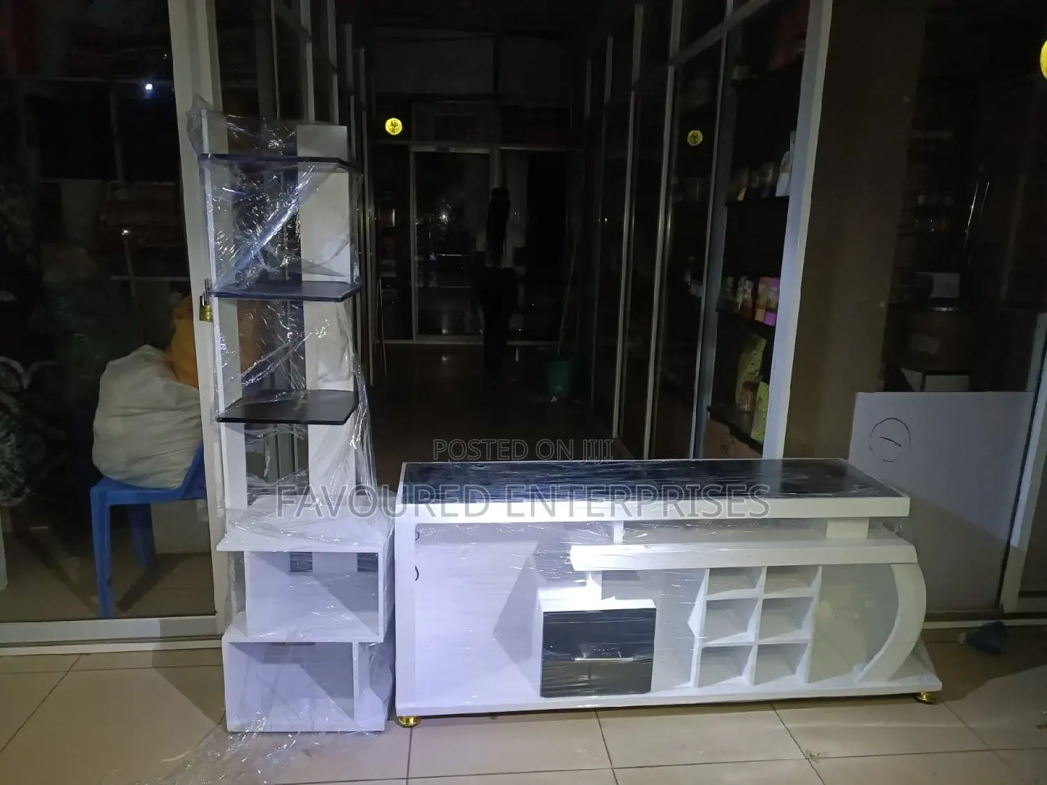 Tv Stand With a Side Stand Available