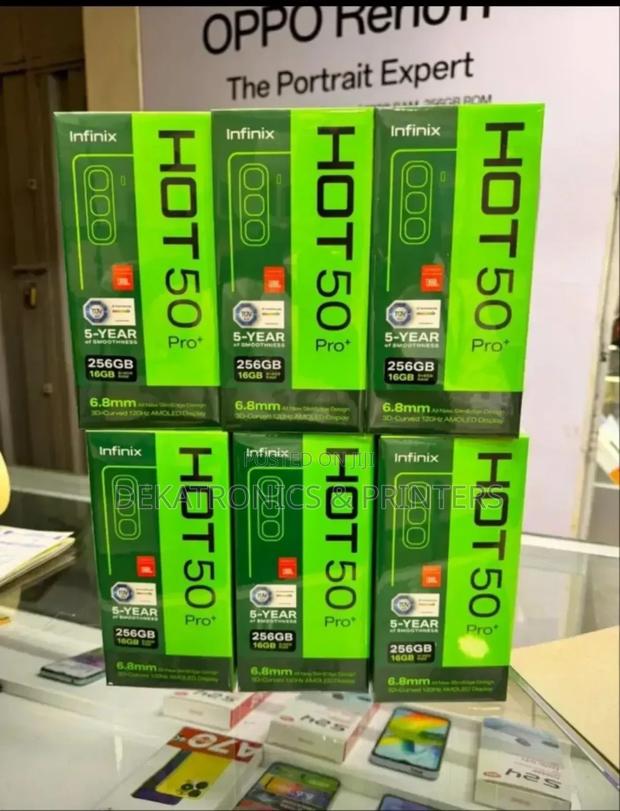 New Infinix Hot 50 Pro 256 GB Gray - thumbnail 3