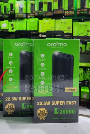 Oraimo Traveler 22.5 Pd Opb-7204q 22.5w 20,000mah Power Bank