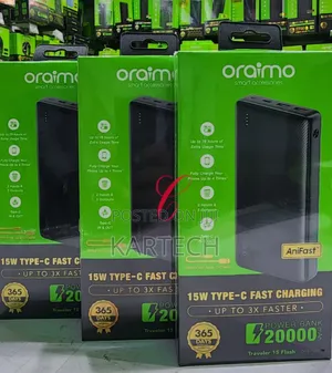 Oraimo Traveler 15 Flash OPB-1200 15W 20,000mah Power Bank