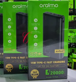 Oraimo Traveler 15 Flash Opbmah Power Bank