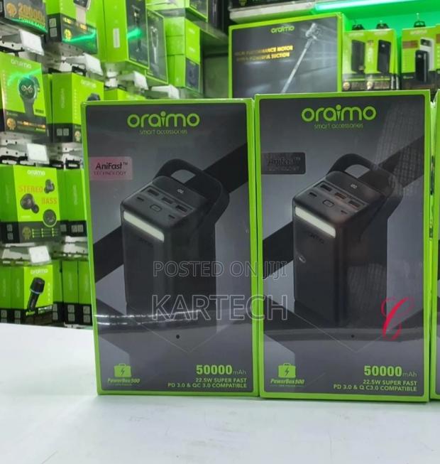 Oraimo Powerbox 500 50,000mah Power Bank Led Display - main view