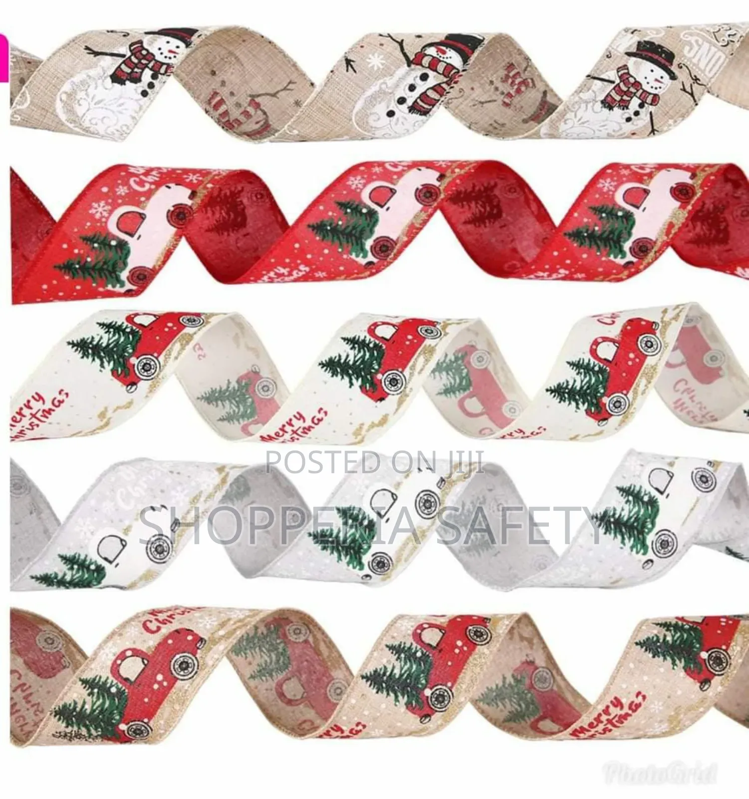 Christmas Themed Ribbon- 5 Metres