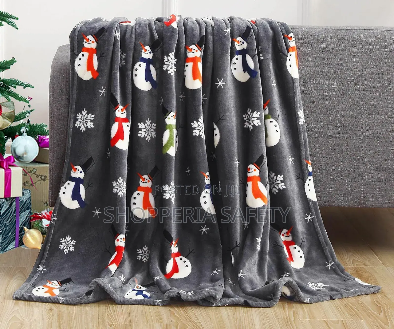 Christmas Themed Couch Flanels