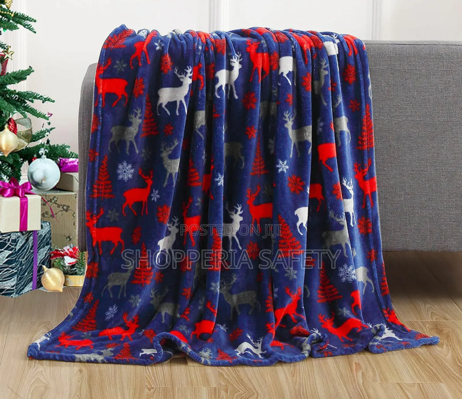 Christmas Themed Couch Flanels